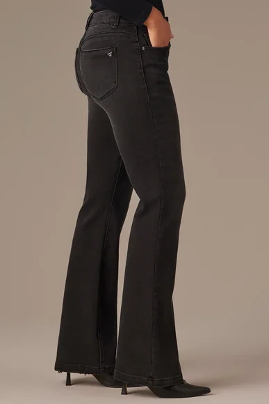 NWT! Wit & Wisdom Black High-Waisted Bootcut Jeans - Picture 2 of 10